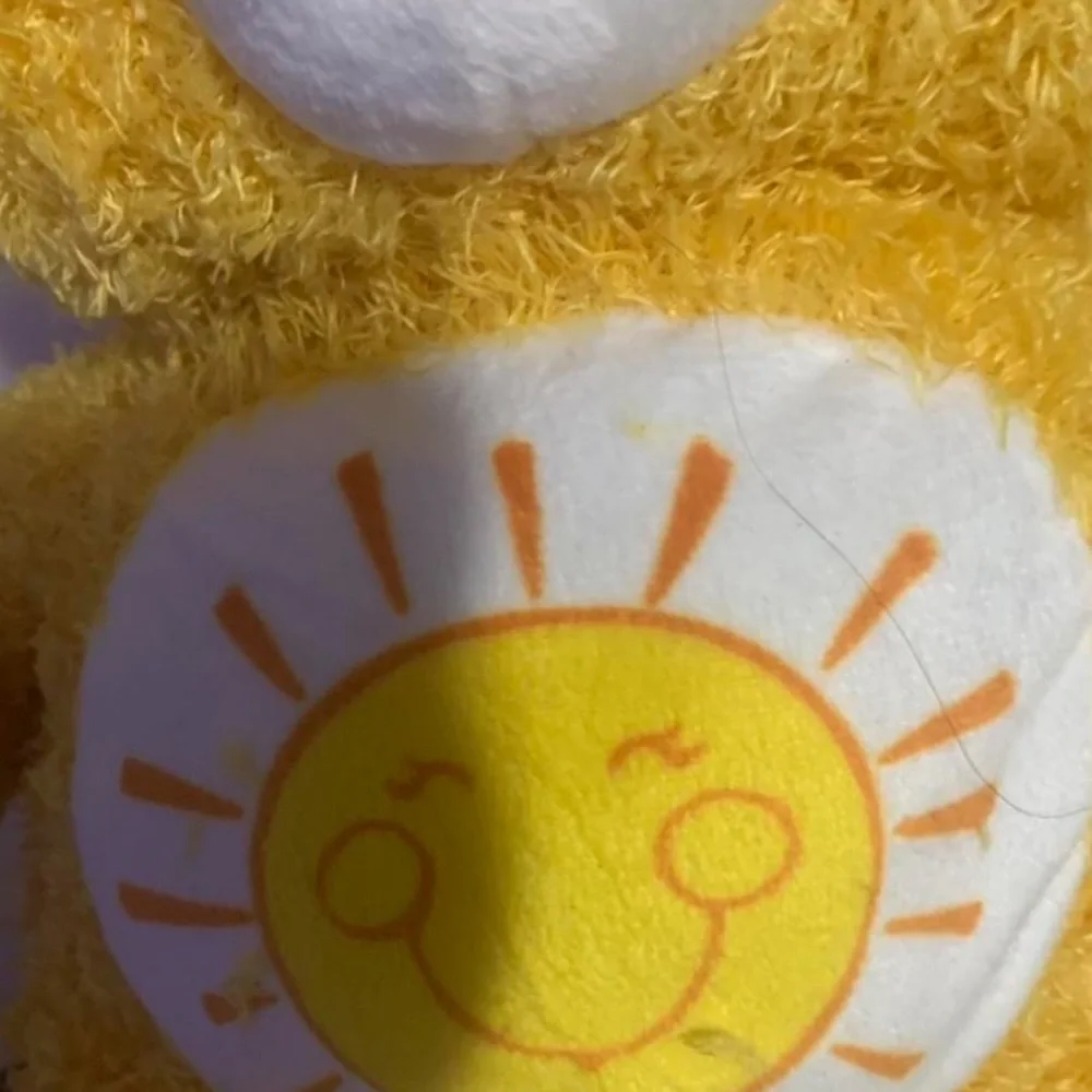 Care Bears Yellow Sunny Face Plush Bear